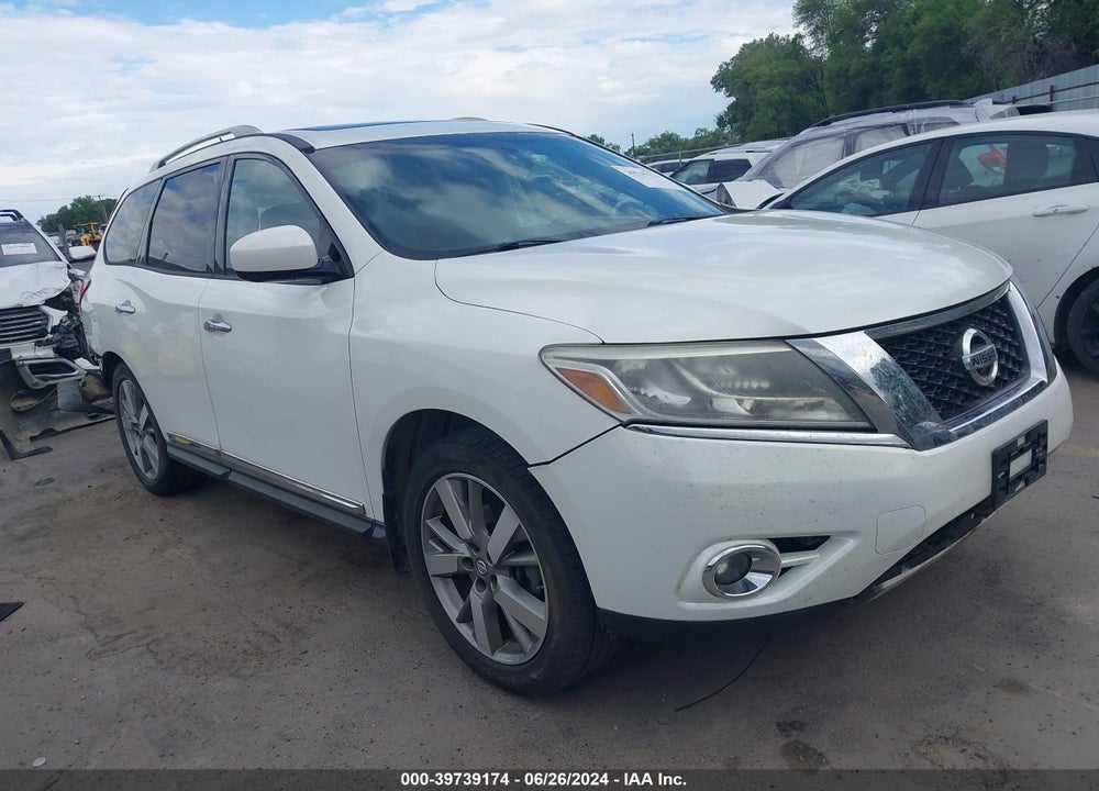 2014 NISSAN PATHFINDER PLATINUM VIN: 5N1AR2MN3EC616739