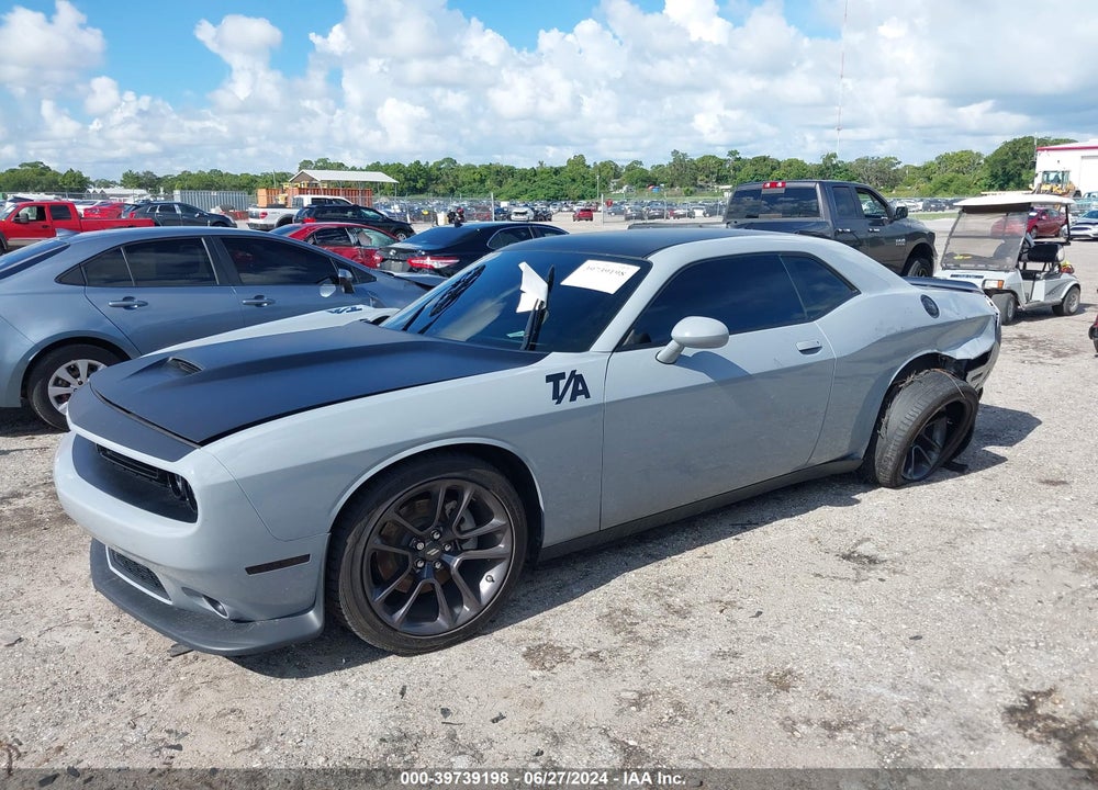 2022 DODGE CHALLENGER R/T VIN: 2C3CDZBT7NH142799
