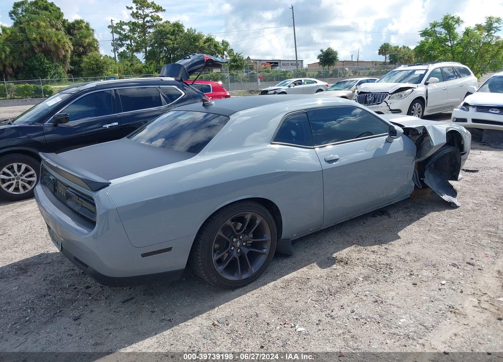 2022 DODGE CHALLENGER R/T VIN: 2C3CDZBT7NH142799