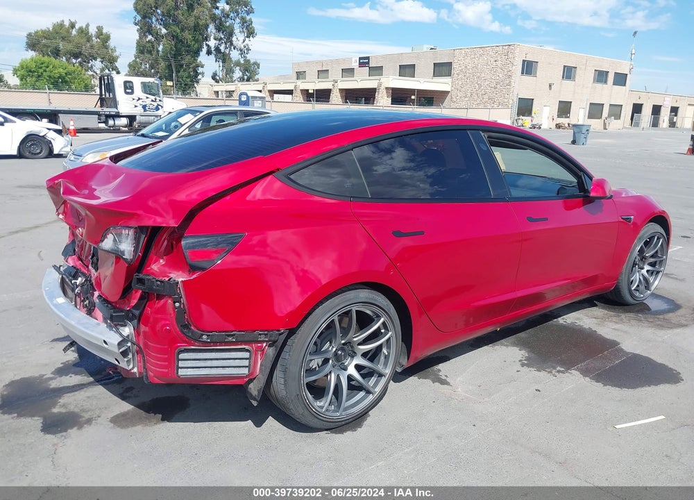 2021 TESLA MODEL 3 STANDARD RANGE PLUS REAR-WHEEL DRIVE VIN: 5YJ3E1EA7MF873029