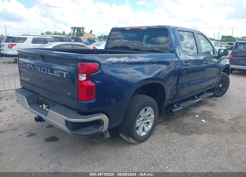 2021 CHEVROLET SILVERADO 1500 4WD SHORT BED LT VIN: 1GCUYDED3MZ241940
