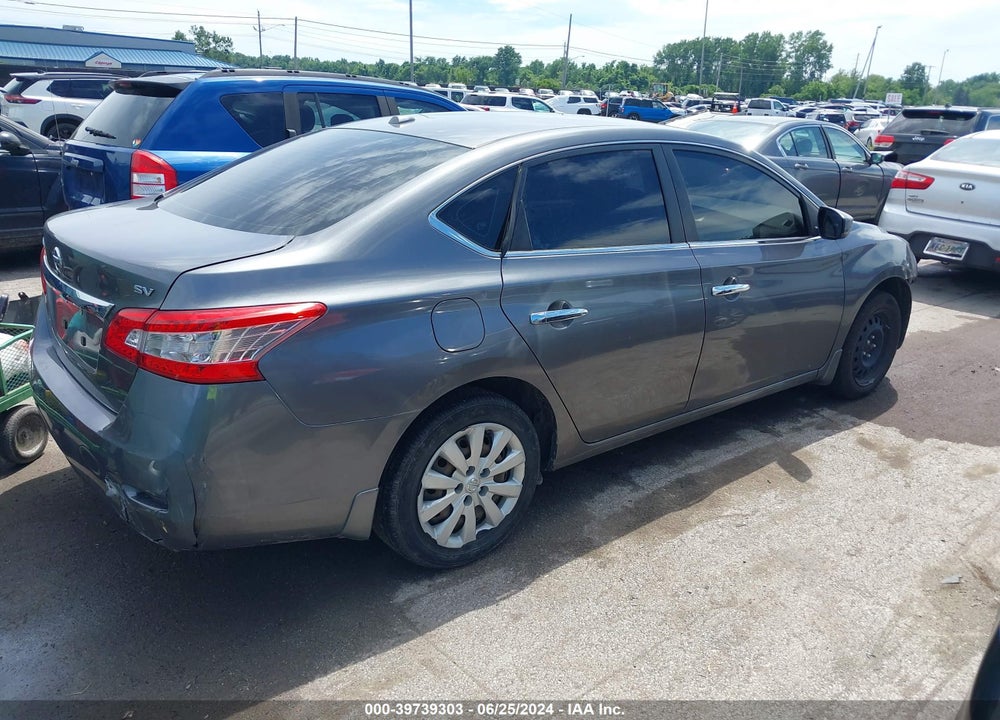 2015 NISSAN SENTRA SV VIN: 3N1AB7AP0FY213213