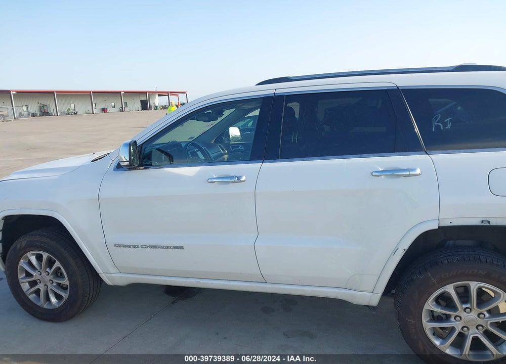 2014 JEEP GRAND CHEROKEE OVERLAND VIN: 1C4RJFCG4EC183523