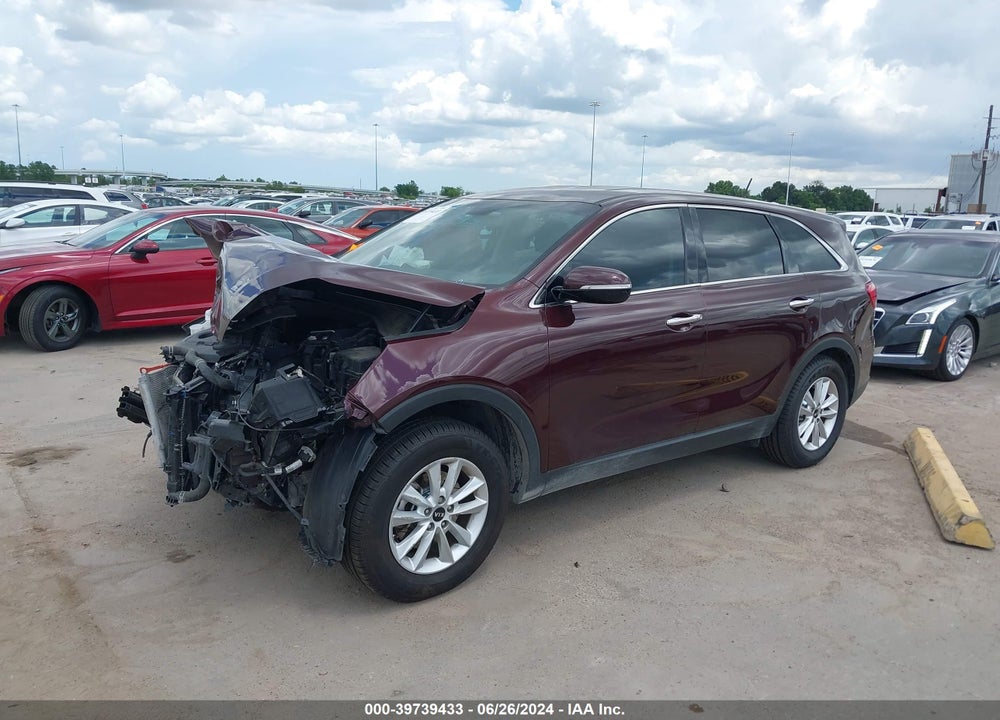 2020 KIA SORENTO 2.4L LX VIN: 5XYPG4A37LG649612
