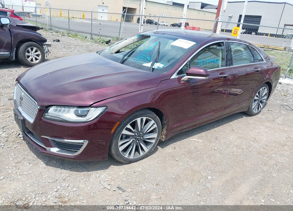 2017 LINCOLN MKZ RESERVE VIN: 3LN6L5E90HR609439