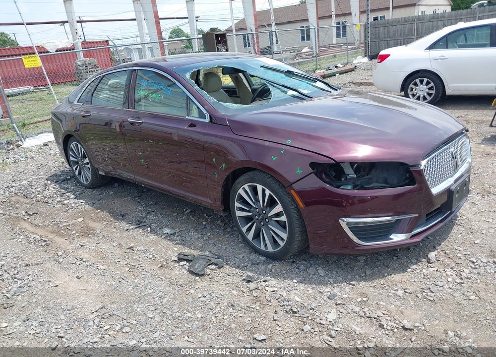 2017 LINCOLN MKZ RESERVE VIN: 3LN6L5E90HR609439