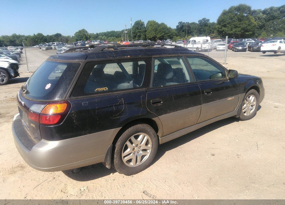 2002 SUBARU OUTBACK VIN: 4S3BH675627657269