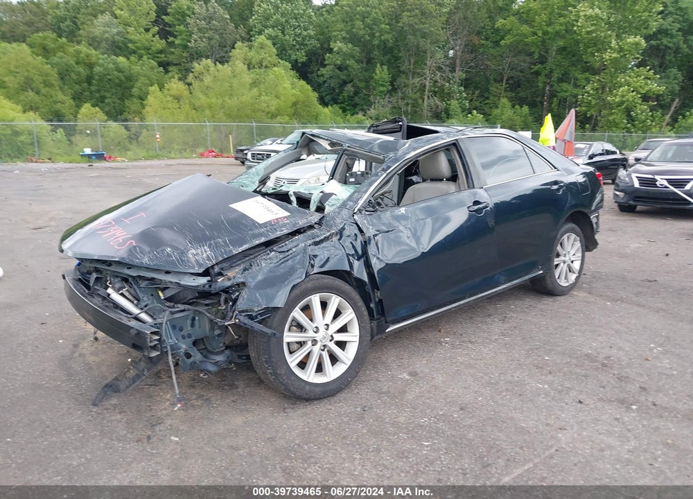 2012 TOYOTA CAMRY XLE VIN: 4T1BF1FK6CU631897