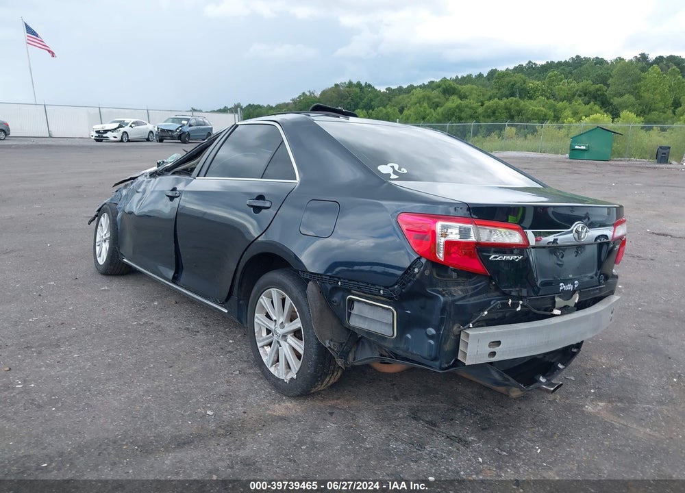 2012 TOYOTA CAMRY XLE VIN: 4T1BF1FK6CU631897