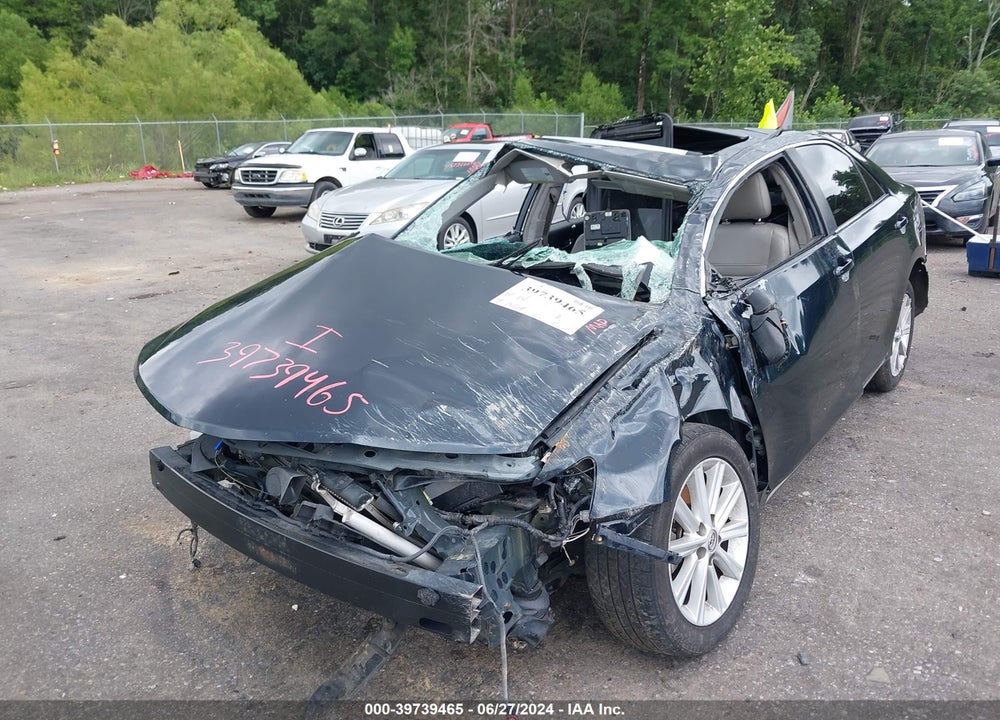 2012 TOYOTA CAMRY XLE VIN: 4T1BF1FK6CU631897