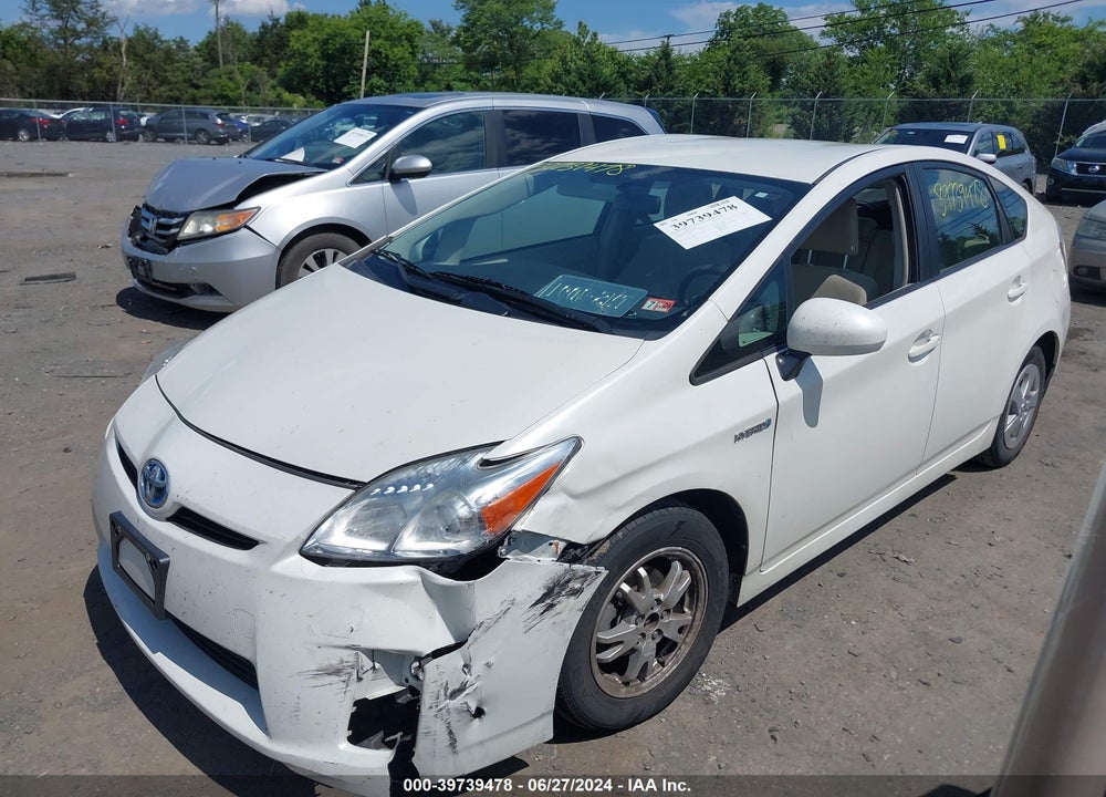 2010 TOYOTA PRIUS II VIN: JTDKN3DU2A0088575
