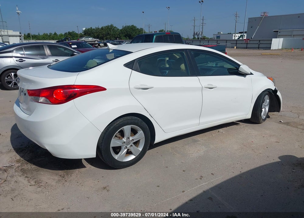 2013 HYUNDAI ELANTRA GLS VIN: 5NPDH4AE1DH216816