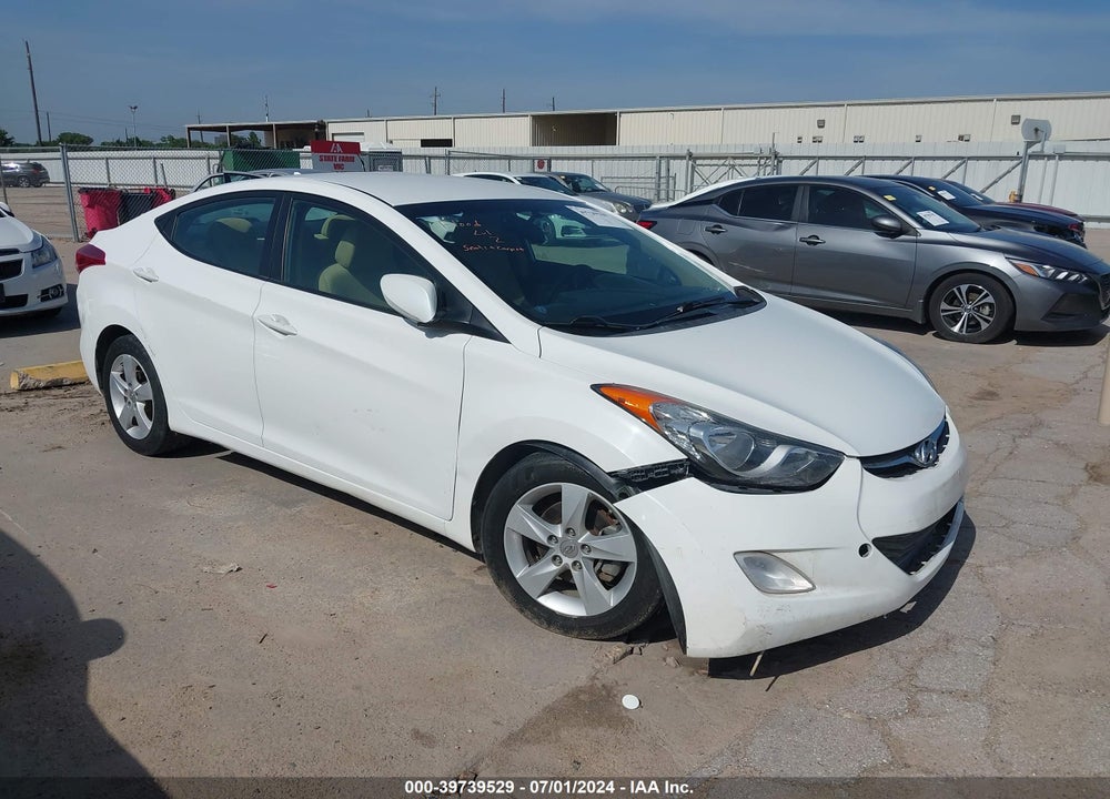 2013 HYUNDAI ELANTRA GLS VIN: 5NPDH4AE1DH216816