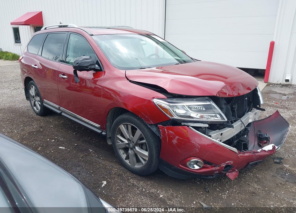 2014 NISSAN PATHFINDER PLATINUM VIN: 5N1AR2MM0EC663508
