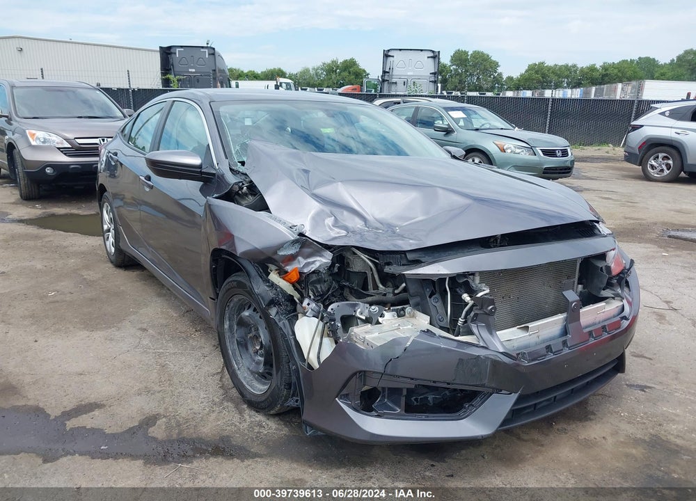 2018 HONDA CIVIC LX VIN: 19XFC2F56JE038485