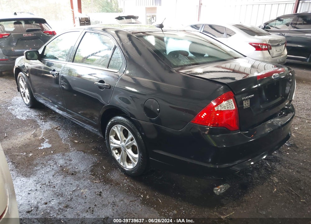 2012 FORD FUSION SE VIN: 3FAHP0HG3CR267241