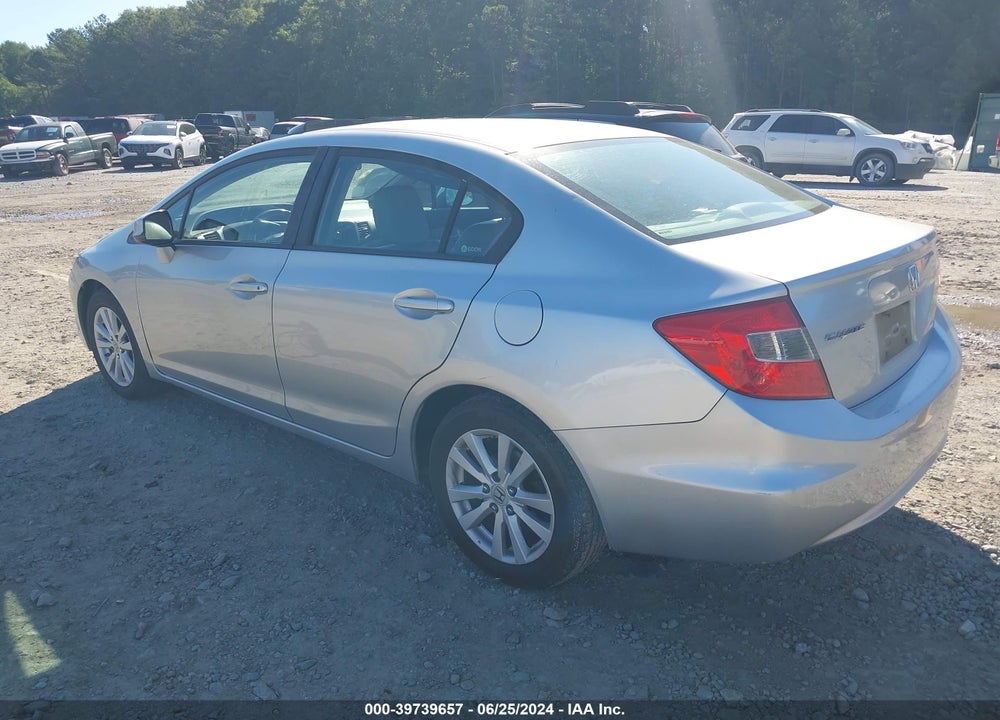 2012 HONDA CIVIC EX-L VIN: 2HGFB2F90CH557756