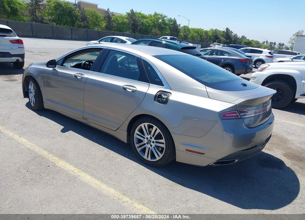 2015 LINCOLN MKZ VIN: 3LN6L2GK7FR623463
