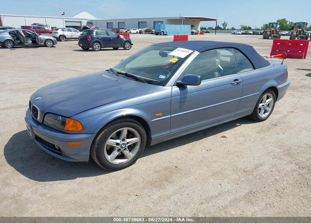 2002 BMW 325CI VIN: WBABS33472PG86972
