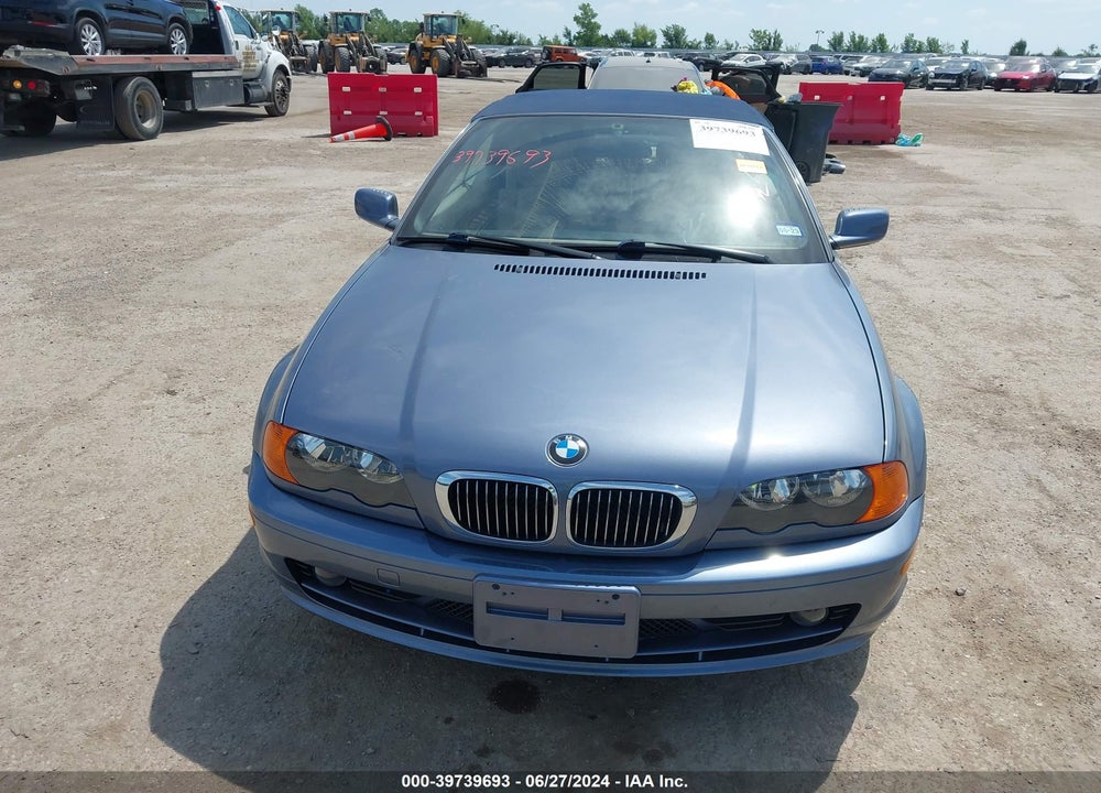 2002 BMW 325CI VIN: WBABS33472PG86972