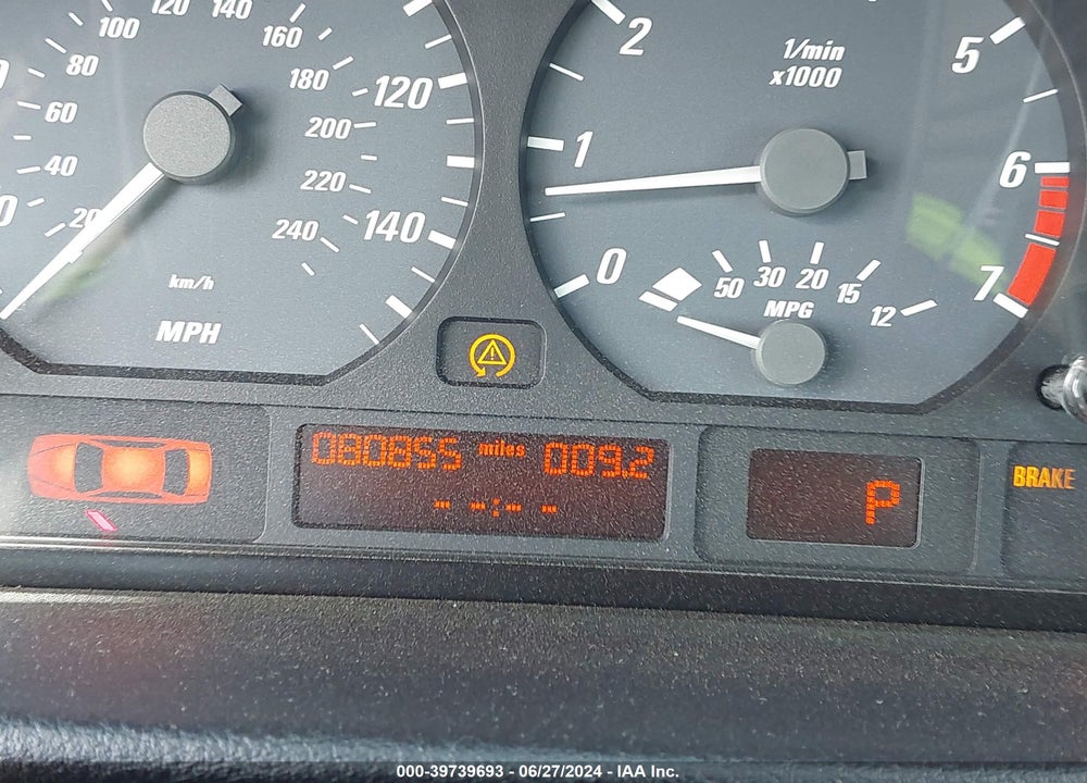 2002 BMW 325CI VIN: WBABS33472PG86972