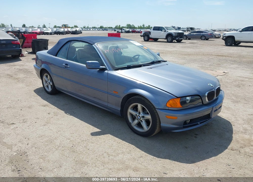 2002 BMW 325CI VIN: WBABS33472PG86972