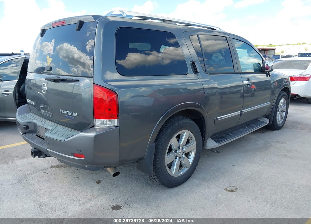 2010 NISSAN ARMADA PLATINUM VIN: 5N1BA0NF8AN617780