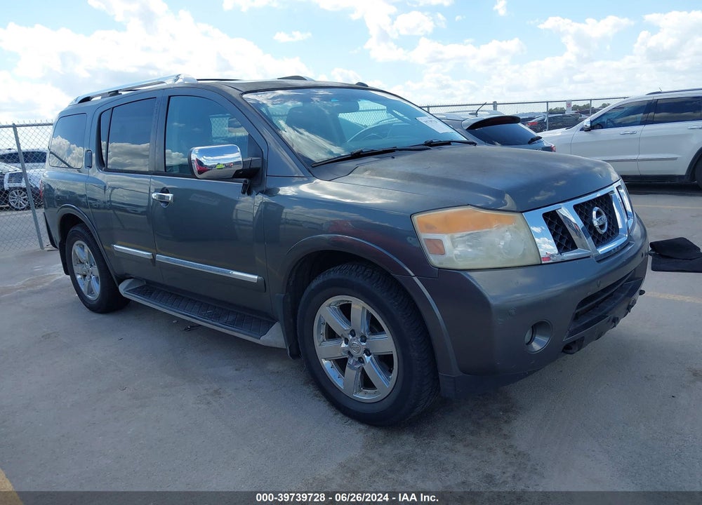 2010 NISSAN ARMADA PLATINUM VIN: 5N1BA0NF8AN617780
