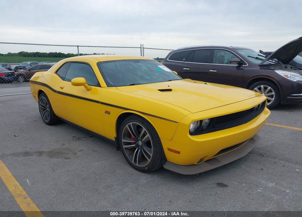 2012 DODGE CHALLENGER SRT8 392 VIN: 2C3CDYCJ0CH240478