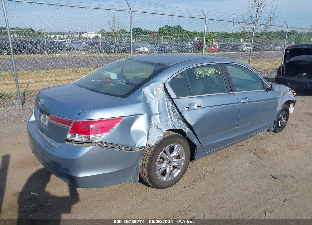 2012 HONDA ACCORD 2.4 LX-P VIN: 1HGCP2F45CA009811