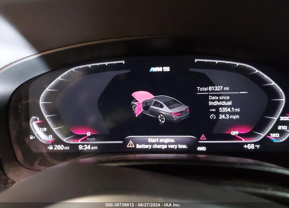 2020 BMW M5 VIN: WBSJF0C02LCD06873