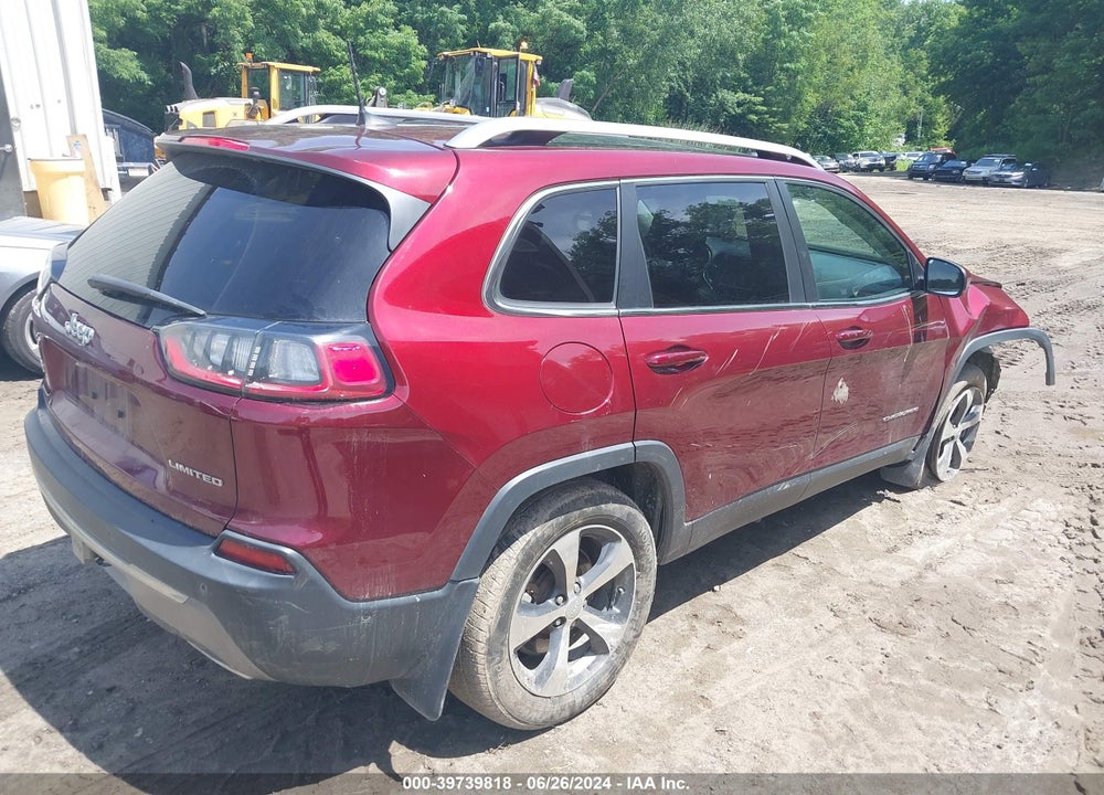 2019 JEEP CHEROKEE LIMITED 4X4 VIN: 1C4PJMDX6KD256486