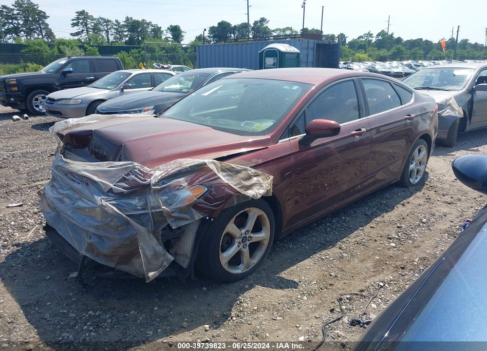 2016 FORD FUSION S VIN: 3FA6P0G70GR271875