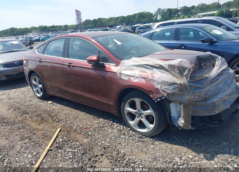 2016 FORD FUSION S VIN: 3FA6P0G70GR271875
