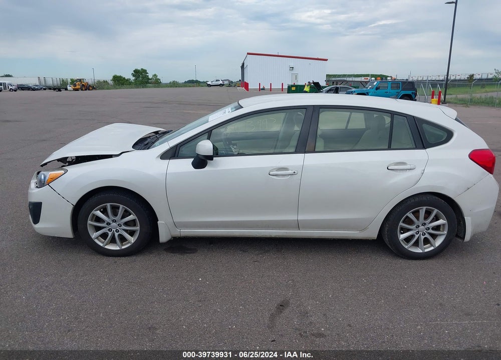 2013 SUBARU IMPREZA 2.0I PREMIUM VIN: JF1GPAC6XD2877868