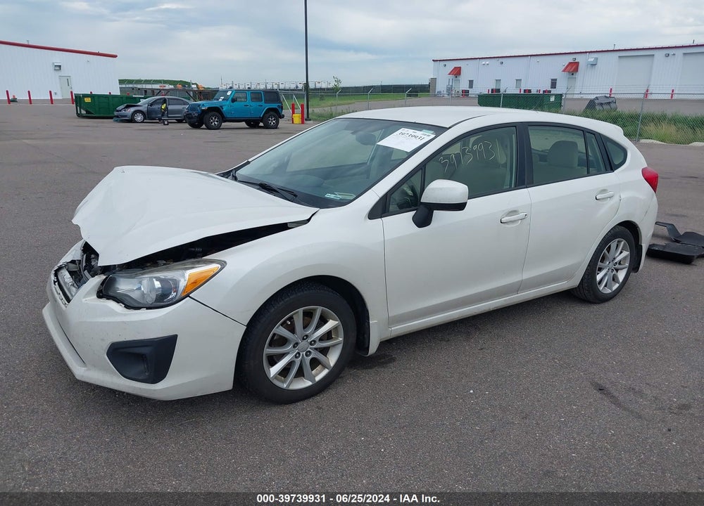 2013 SUBARU IMPREZA 2.0I PREMIUM VIN: JF1GPAC6XD2877868
