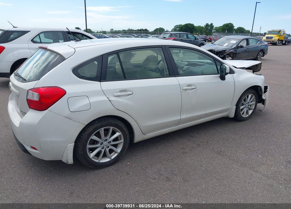 2013 SUBARU IMPREZA 2.0I PREMIUM VIN: JF1GPAC6XD2877868