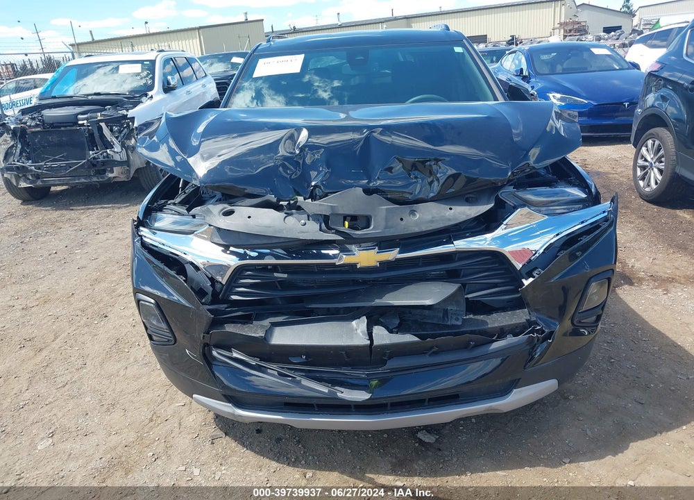 2022 CHEVROLET BLAZER FWD 2LT VIN: 3GNKBCR46NS224178