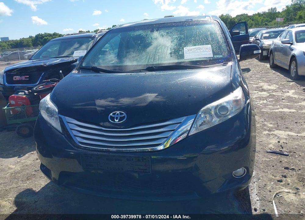 2014 TOYOTA SIENNA LIMITED 7 PASSENGER VIN: 5TDDK3DC6ES074514