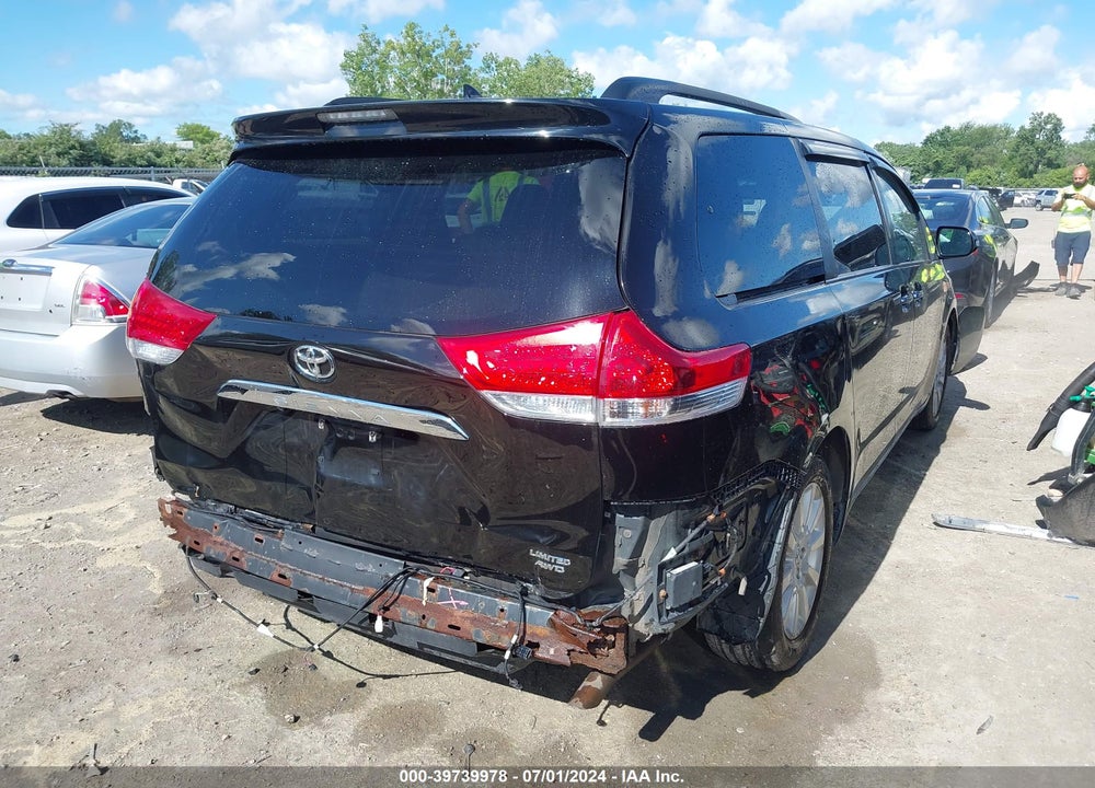 2014 TOYOTA SIENNA LIMITED 7 PASSENGER VIN: 5TDDK3DC6ES074514