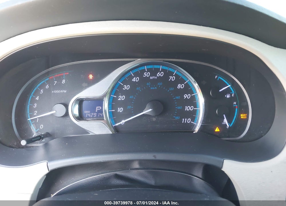 2014 TOYOTA SIENNA LIMITED 7 PASSENGER VIN: 5TDDK3DC6ES074514