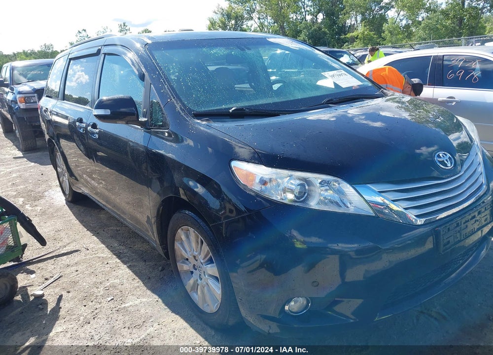 2014 TOYOTA SIENNA LIMITED 7 PASSENGER VIN: 5TDDK3DC6ES074514
