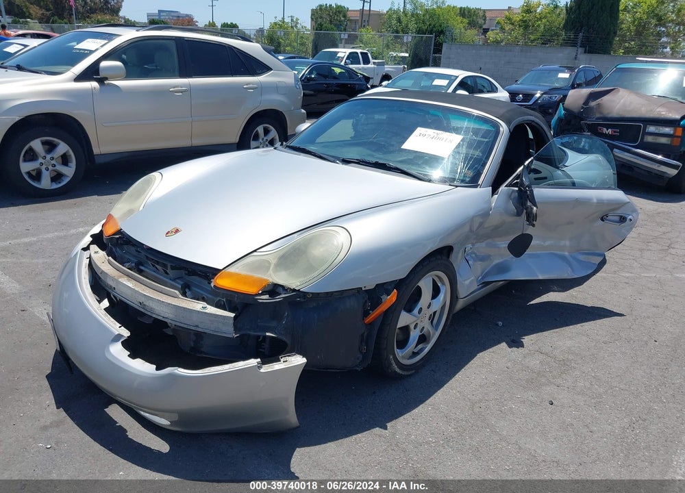 2001 PORSCHE BOXSTER VIN: WP0CA29841U623307
