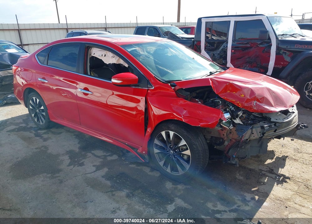 2018 NISSAN SENTRA SR VIN: 3N1AB7AP3JY324900