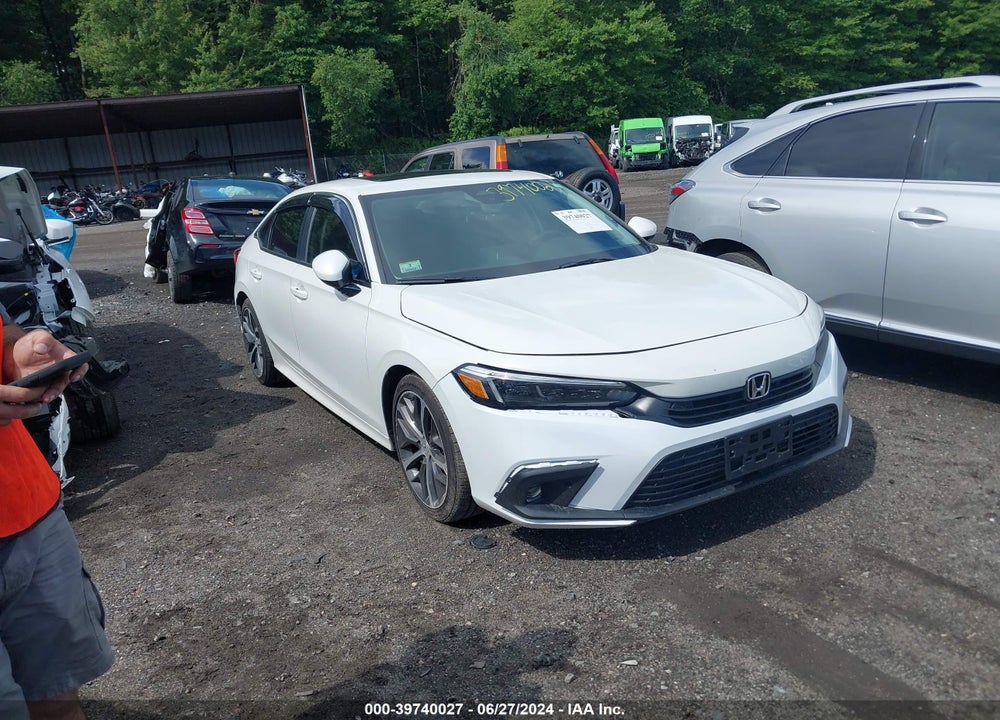 2022 HONDA CIVIC TOURING VIN: 2HGFE1F99NH326780
