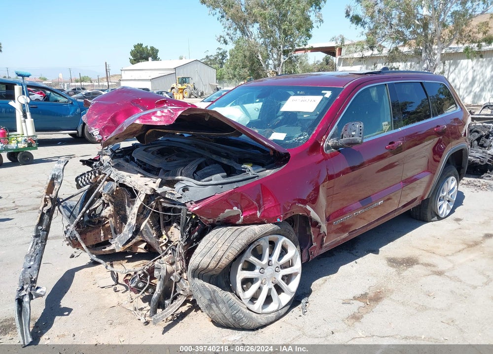 2022 JEEP GRAND CHEROKEE WK LAREDO E 4X4 VIN: 1C4RJFAG7NC116871