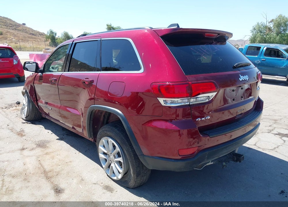 2022 JEEP GRAND CHEROKEE WK LAREDO E 4X4 VIN: 1C4RJFAG7NC116871
