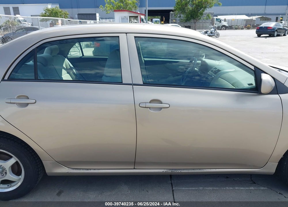 2009 TOYOTA COROLLA LE VIN: 1NXBU40E19Z078921