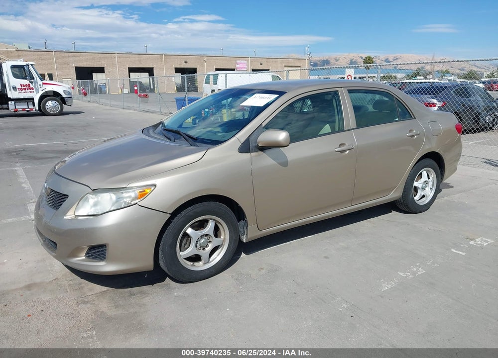 2009 TOYOTA COROLLA LE VIN: 1NXBU40E19Z078921