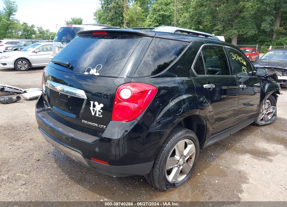 2012 CHEVROLET EQUINOX LTZ VIN: 2GNFLGEK0C6365947